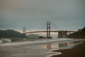Golden Gate in the smog